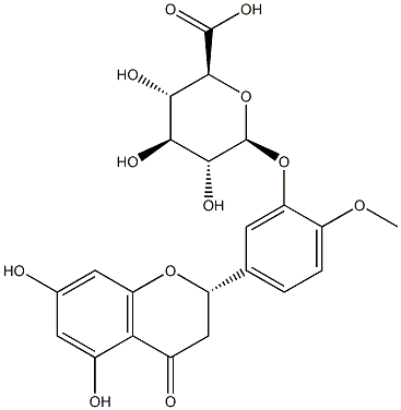 Hesperetin 3'-O-β-D-Glucuronide Struktur