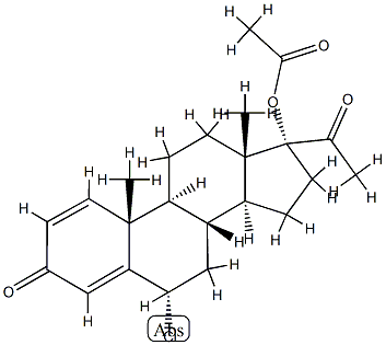西地孕酮 结构式