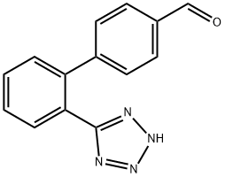 2'-(1H-Tetrazol-5-yl)-1,1'-biphenyl-4-carboxaldehyde (Losartan IMpurity) Struktur