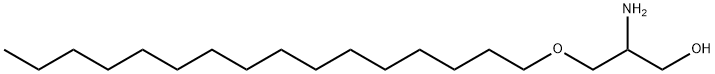 (+/-)-2-Amino-2-desoxy-3-O-hexadecyl-glycerol,151312-95-7,结构式