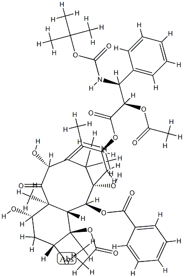 2'-Ac-Docetaxel Struktur