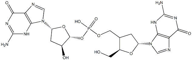 deoxyguanylyl-(3'-5')-guanosine Structure