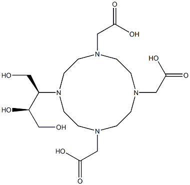 rel-10-[(1R,2S)-2,3-Dihydroxy-1-(hydroxyMethyl)propyl]-1,4,7,10-tetraazacyclododecane-1,4,7-triacetic Acid