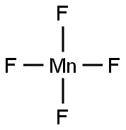 Manganese fluoride(MnF4) (6CI,7CI,9CI) Struktur