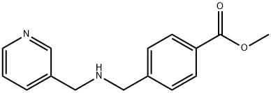 methyl 4-{[(pyridin-3-ylmethyl)amino]methyl}benzoate Structure
