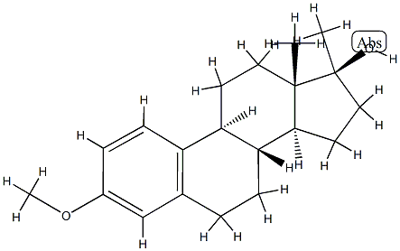 3-Methoxy-17α-Methylestra-1,3,5(10)trien-17β-ol,15236-73-4,结构式