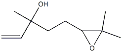 Oxiranepropanol,alpha-ethenyl-alpha,3,3-trimethyl-(9CI) Struktur
