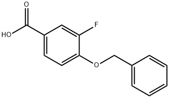 4-(benzyloxy)-3-fluorobenzoic acid Structure