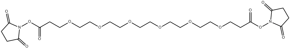 Bis-PEG6-NHS ester Structure