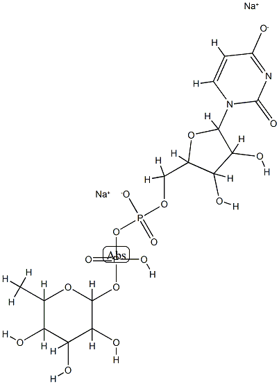 UDP 5'-diphospho-a-L-rhamnose 结构式