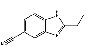153036-72-7 1H-Benzimidazole-5-carbonitrile,7-methyl-2-propyl-(9CI)