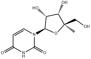 4'--C-Methyluridine Struktur