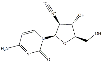2'-deoxy-2'-isocyano-1-arabinofuranosylcytosine 结构式