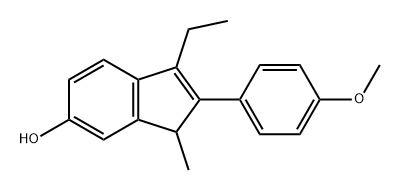 indenestrol A 4'-monomethyl ether 结构式