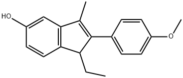 indenestrol B 4'-monomethyl ether Struktur