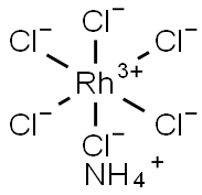 氯铑酸铵, 15336-18-2, 结构式