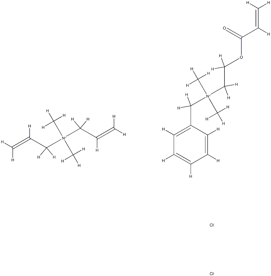 Benzenemethanaminium, N,N-dimethyl-N-2-(1-oxo-2-propenyl)oxyethyl-, chloride, polymer with N,N-dimethyl-N-2-propenyl-2-propen-1-aminium chloride|