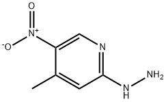(4-Methyl-5-nitro-pyridin-2-yl)-hydrazine Struktur
