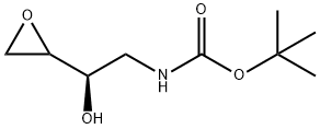 Carbamic acid, (2-hydroxy-2-oxiranylethyl)-, 1,1-dimethylethyl ester, [R- Struktur