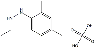 1-[2-(2,4-ジメチルフェニル)エチル]ヒドラジン·硫酸塩 化学構造式