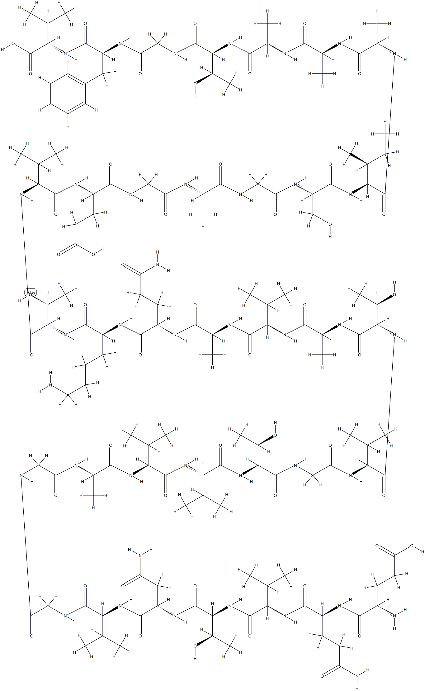 α-Synuclein (61-95) (human) 结构式
