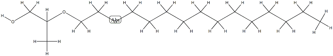 Glycols, 1,2-, C12-16, ethoxylated propoxylated Struktur