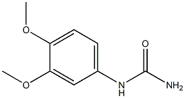 (3,4-dimethoxyphenyl)urea Structure