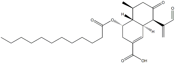 1-O-dodecanoylpanal Struktur