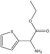 ethyl 2-amino-2-(thiophen-2-yl)acetate,154410-94-3,结构式