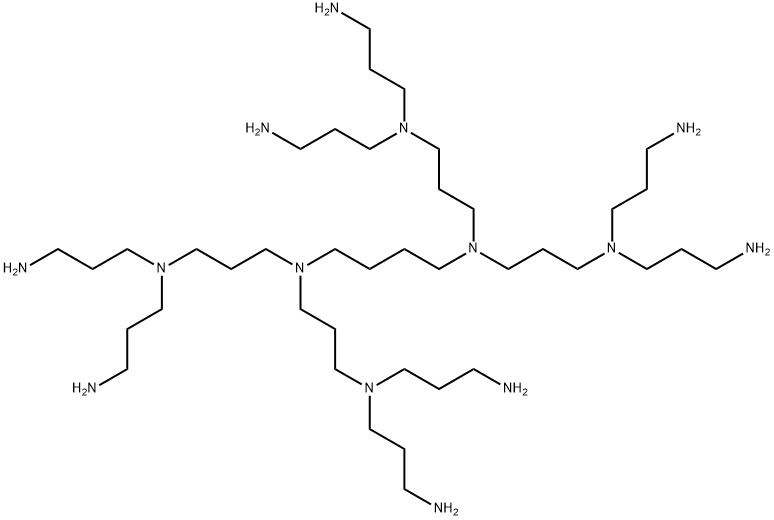 DAB-AM-8, POLYPROPYLENIMINE OCTAAMINE DE NDRIMER, GENERATION 2.0 化学構造式
