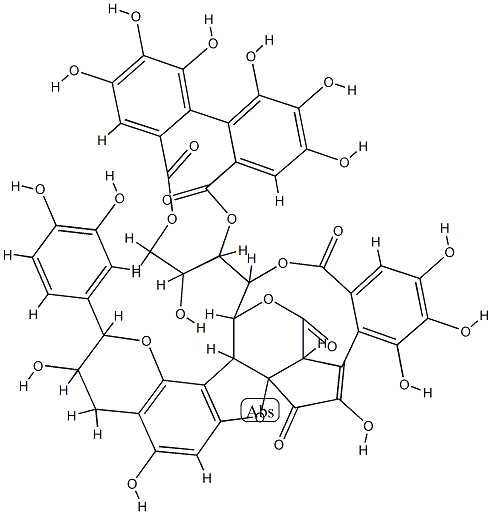 camelliatannin F 结构式