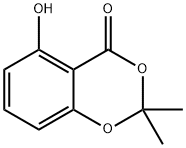 5-HYDROXY-2,2-DIMETHYL-4H-BENZO[D][1,3]DIOXIN-4-ONE 化学構造式