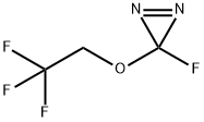 3H-Diazirine,3-fluoro-3-(2,2,2-trifluoroethoxy)-(9CI) Struktur