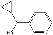 3-Pyridinemethanol,alpha-cyclopropyl-(9CI) Structure