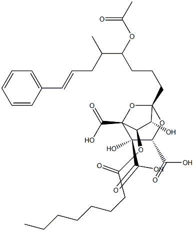 Zaragozic acid D Structure