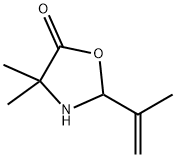 5-Oxazolidinone,4,4-dimethyl-2-(1-methylethenyl)-(9CI) Struktur