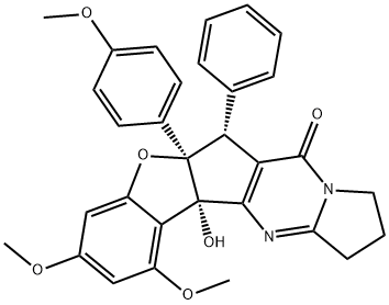 デヒドロアグライアスタチン 化学構造式