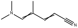 2,4-Pentadienenitrile,5-(dimethylamino)-4-methyl-(9CI) Struktur