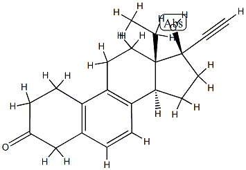 Δ5(10),6,8(9)-D-(-)-炔诺孕酮,155683-59-3,结构式