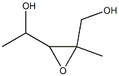 2,3-Oxiranedimethanol,  -alpha-3,2-dimethyl-  (9CI) 化学構造式