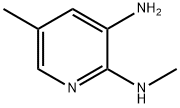 2,3-Pyridinediamine,N2,5-dimethyl-(9CI) 化学構造式