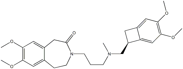 伊伐布雷定 结构式