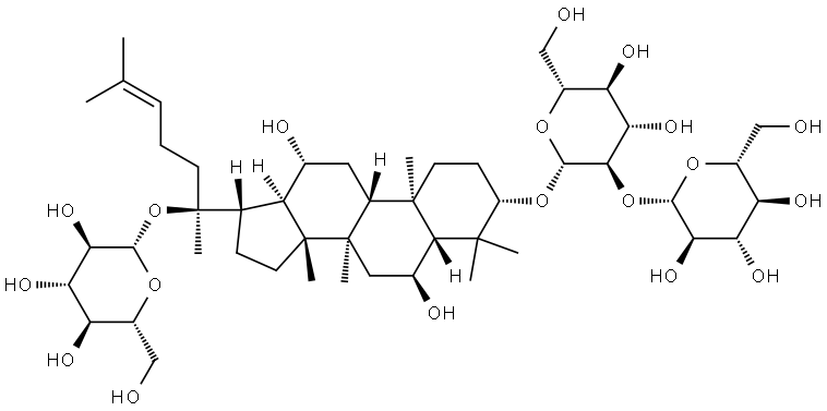 越南参皂苷R4, 156009-80-2, 结构式