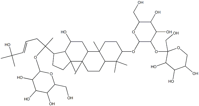 越南参皂苷R8,156042-22-7,结构式