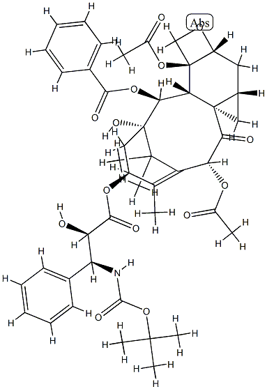 LAROTAXEL, 156294-36-9, 结构式