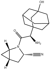 2-Azabicyclo[3.1.0]hexane-3-carbonitrile, 2-[(2R)-2-aMino-2-(3-hydroxytricyclo[3.3.1.13,7]dec-1-yl)acetyl]-, (1S,3S,5S)-|沙格列汀(S,S,S,R)异构体
