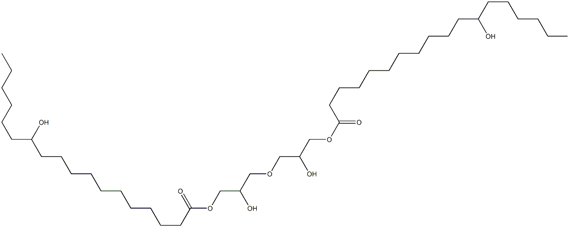聚甘油-2 二聚羟基硬脂酸酯,156531-21-4,结构式