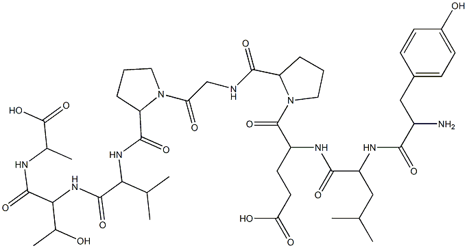 TYR-LEU-GLU-PRO-GLY-PRO-VAL-THR-ALA Struktur