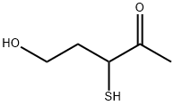 5-羟基-3-巯基戊烷-2-酮,15678-01-0,结构式