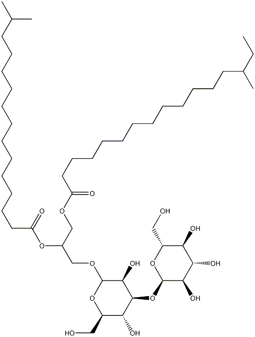 BF-7 diglycosyl diacylglycerol Structure